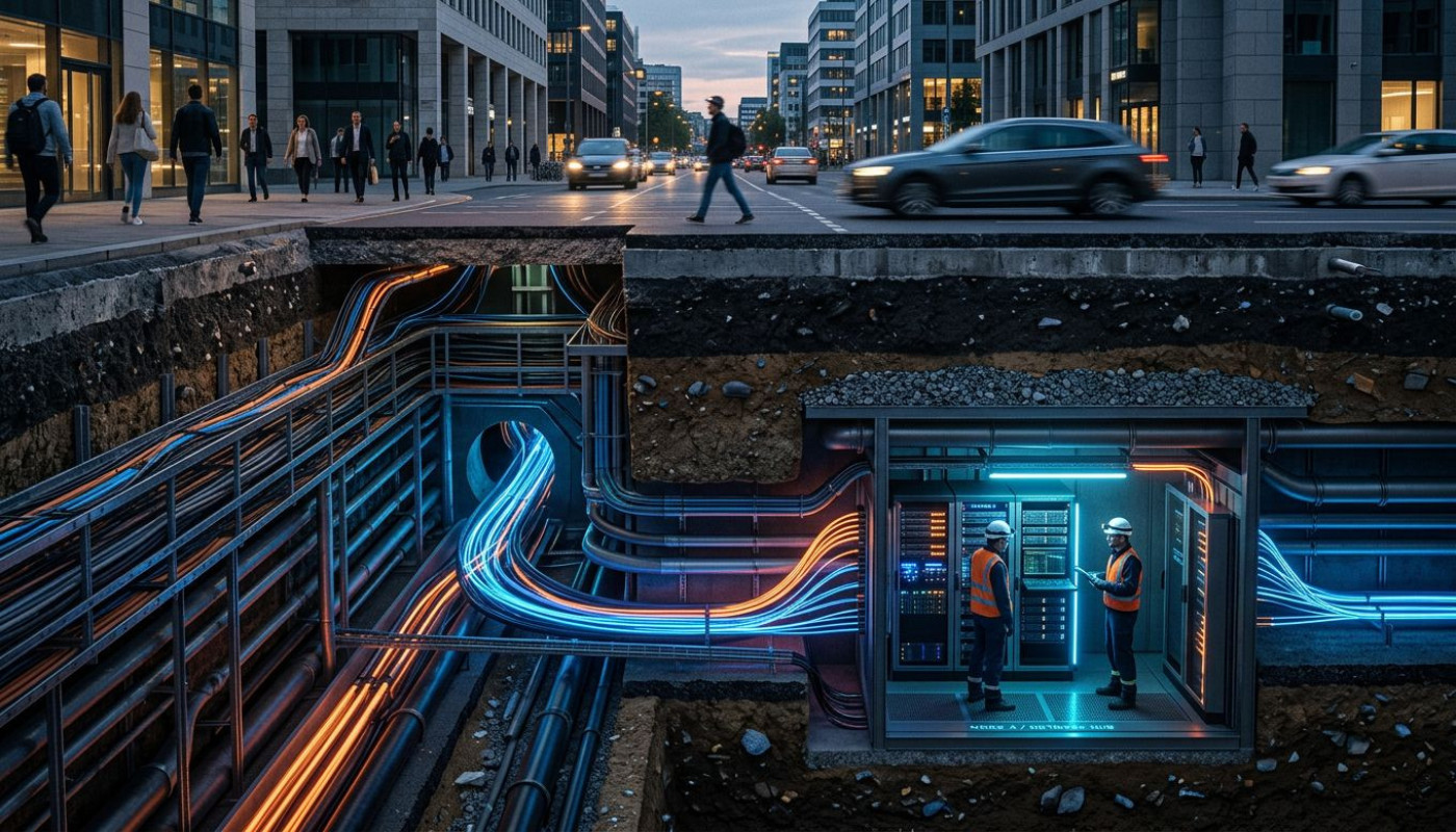 Les dessous électriques de la ville connectée : de la terre à la fibre
